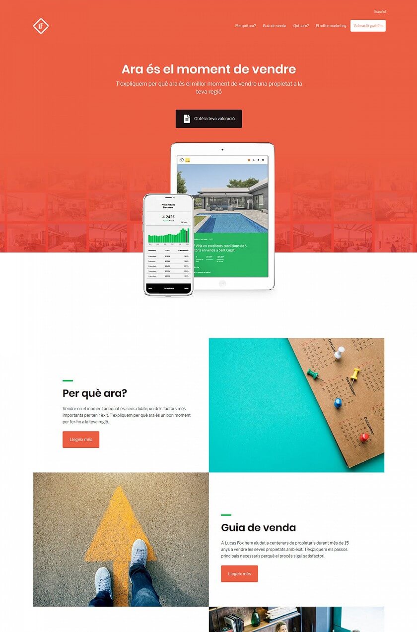 Ara Es El Moment responsive web design screenshots